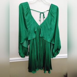 Strut & Bolt Green Flowy Dress Small